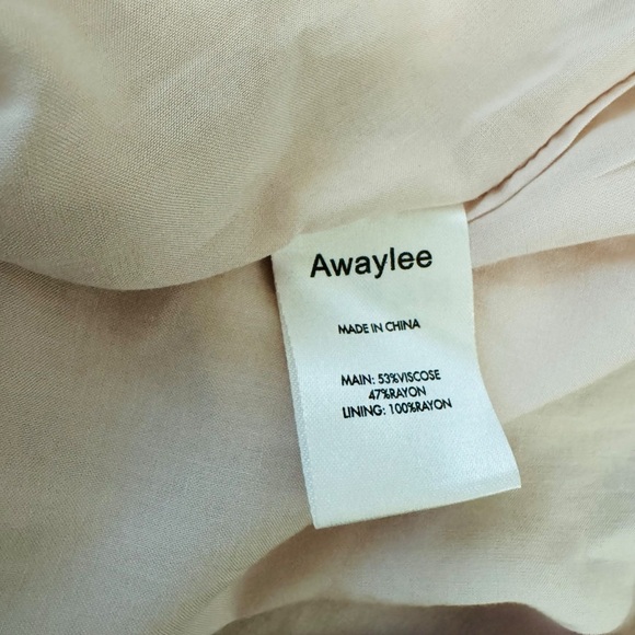 Free People Awaylee Pink Rose Gathered Button Front Maxi Dress Size Large - Picture 11 of 11